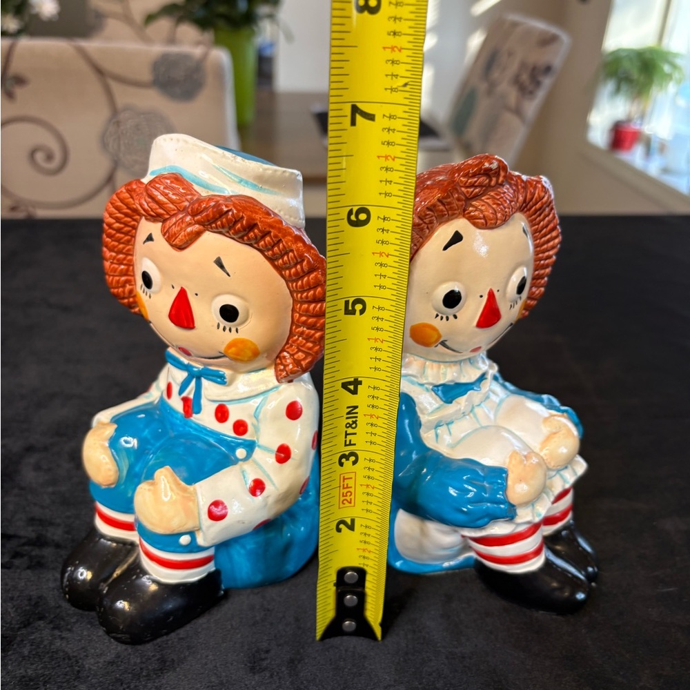 Vintage Raggedy Ann and Andy Bookends - Picture 7 of 8